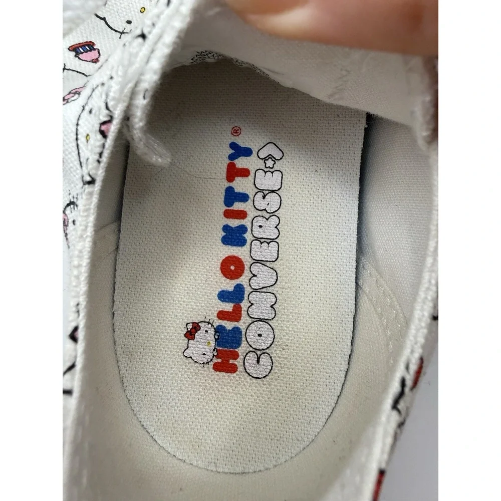 Hello Kitty X Converse Chuck Taylor All Stars Low Top‎ 163916F Youth Girls 3 Y